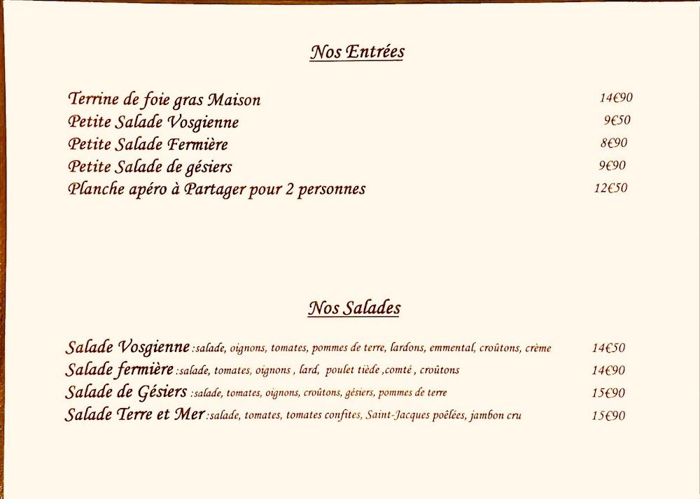 LE BISTROQUET - Menu Image 1
